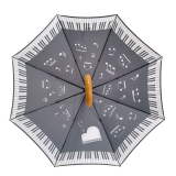 Piano Notes Stick Umbrella