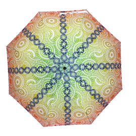 Annie Phillips Circles Folding Umbrella Ombre