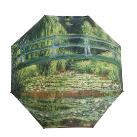 StormKing Folding Art Umbrella Monet Japanese Bridge